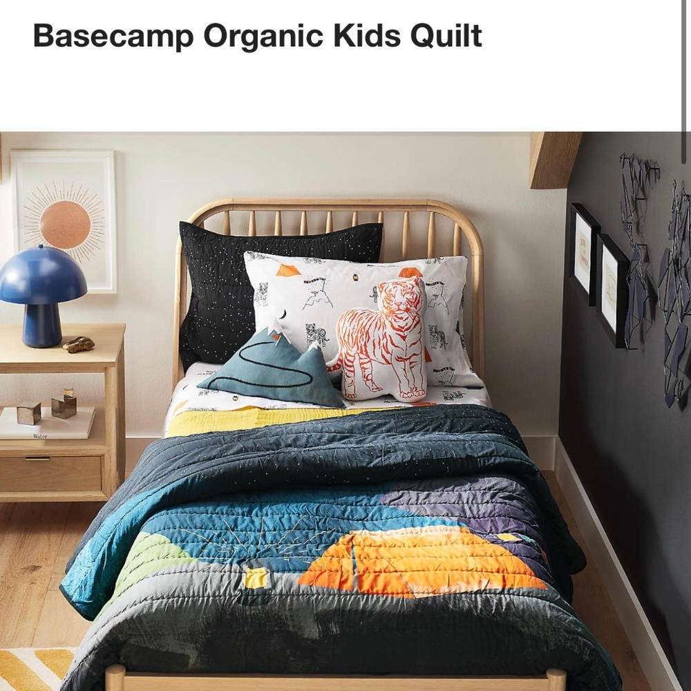Crate&Kids *discontinued* Basecamp Organic Kids Quilt - Full